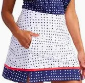 KINONA Tap In  Golf Skort-Domino White