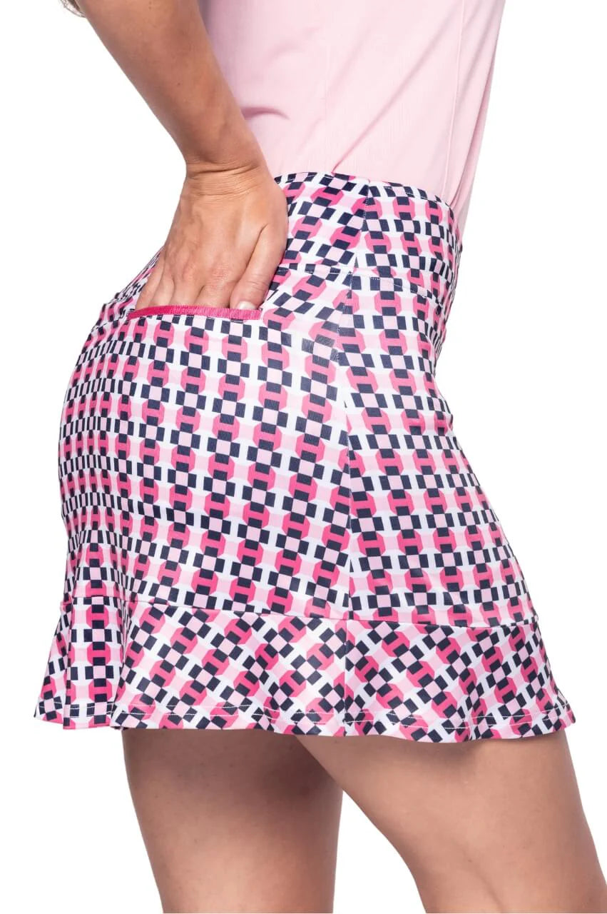 Golftini The Fighter Ruffle Pull-On Skort 16.5