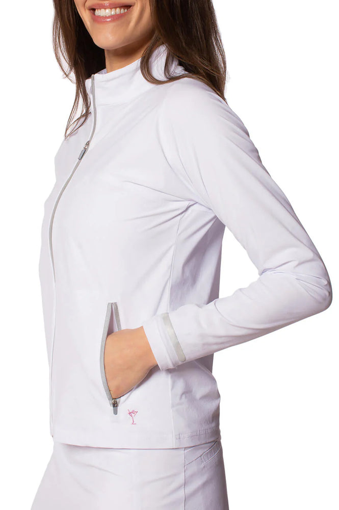 Goftini White Be an Athlete Jacket BAJ25WH