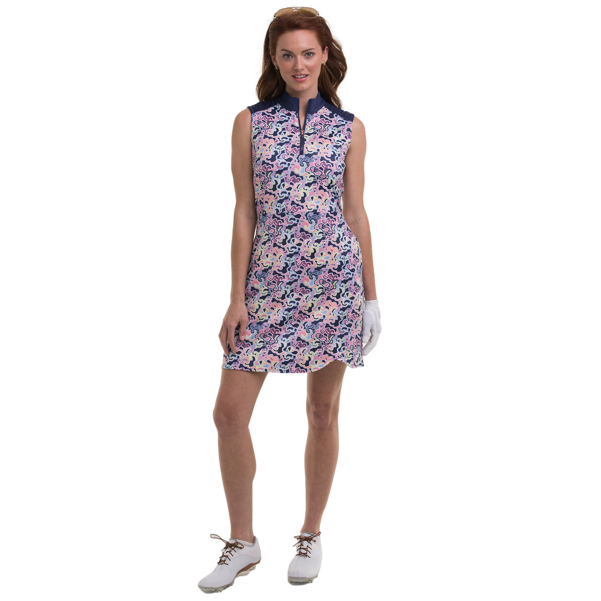 EP NY  Sleeveless Jacobean Print Dress