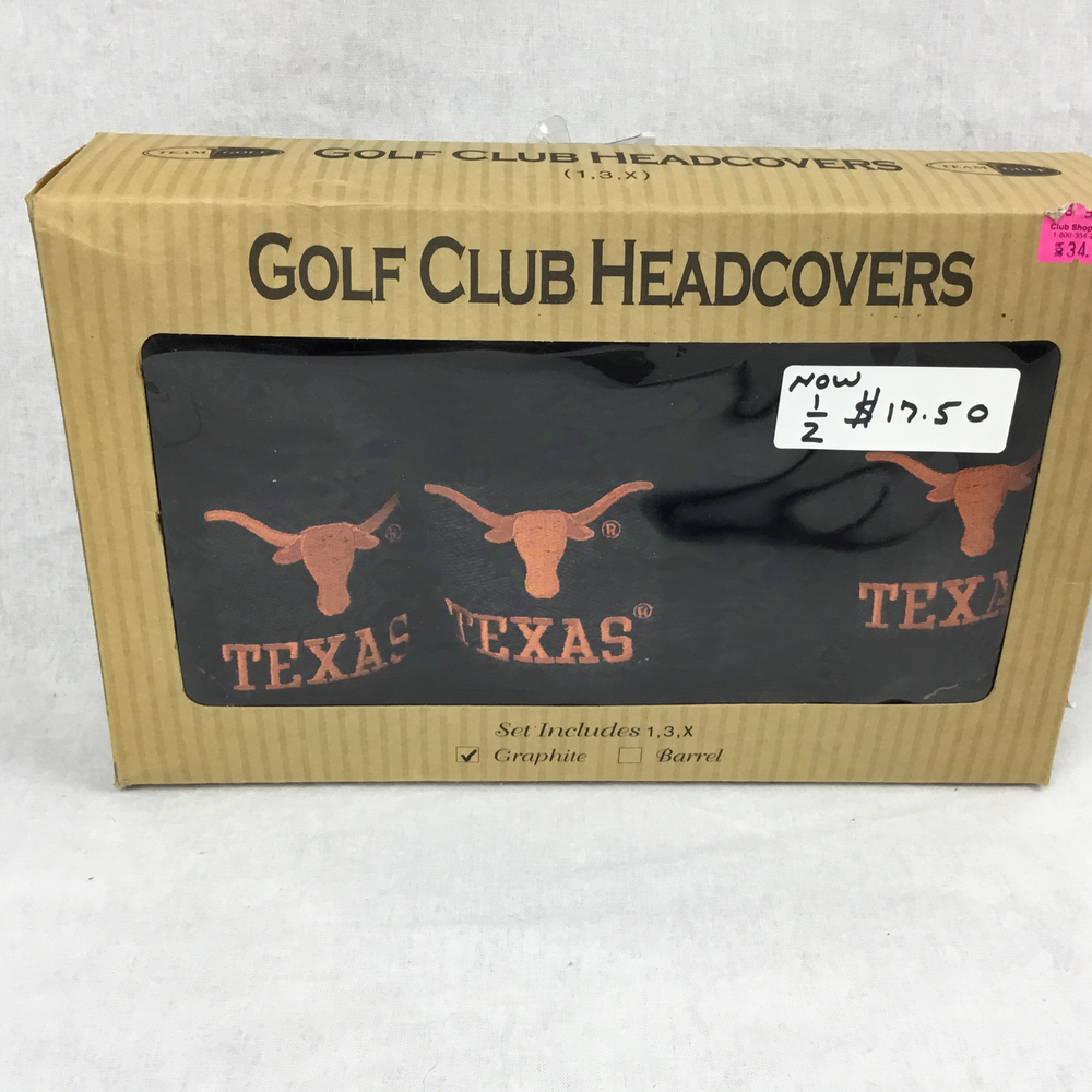 Texas Longhorns Golf Headcover Gift Set