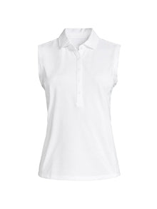  Zero Restriction Tae Sleeveless  Top - White