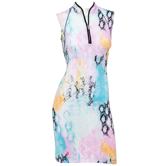 EP NY Patchwork Snakeskin Print Dress - SPF 50