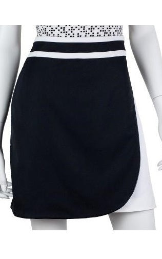 EP Pro Black Embossed Tour Tech Blocked Skort