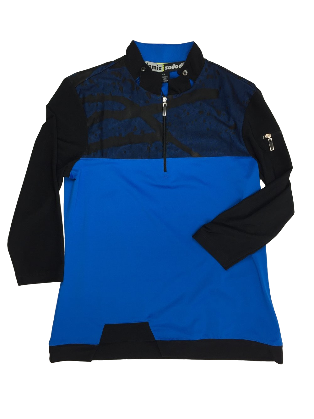 Jamie 3/4 Sleeve Cyber Blue Shirt 51155