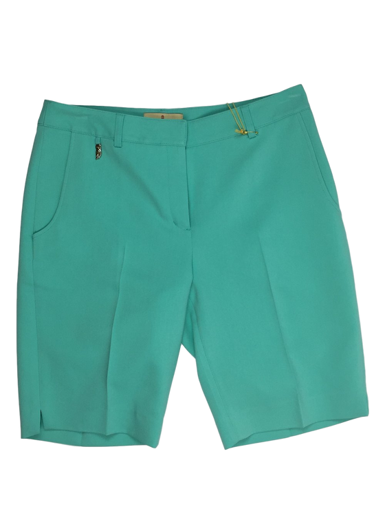 Clara Solid 19" Short With Front Pockets - Mint Green