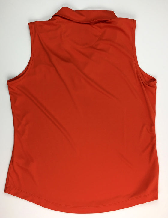 EP Pro Calabria Sleeveless Orange Golf Shirt 5128