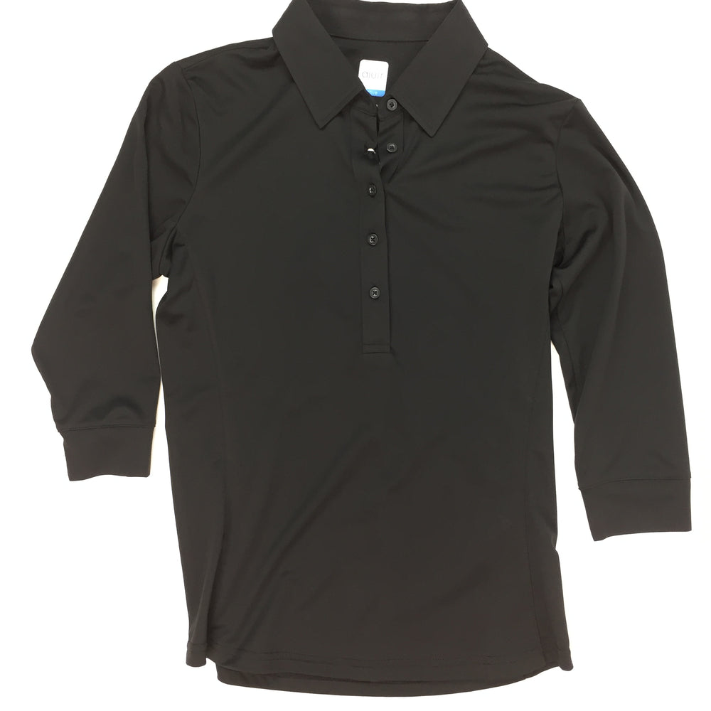 
                      
                        AUR Black 3/4 Sleeve Shirt
                      
                    