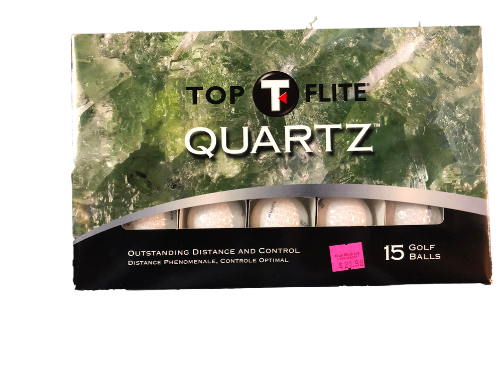 Top Flight Quartz Golf Balls - 15 Balls