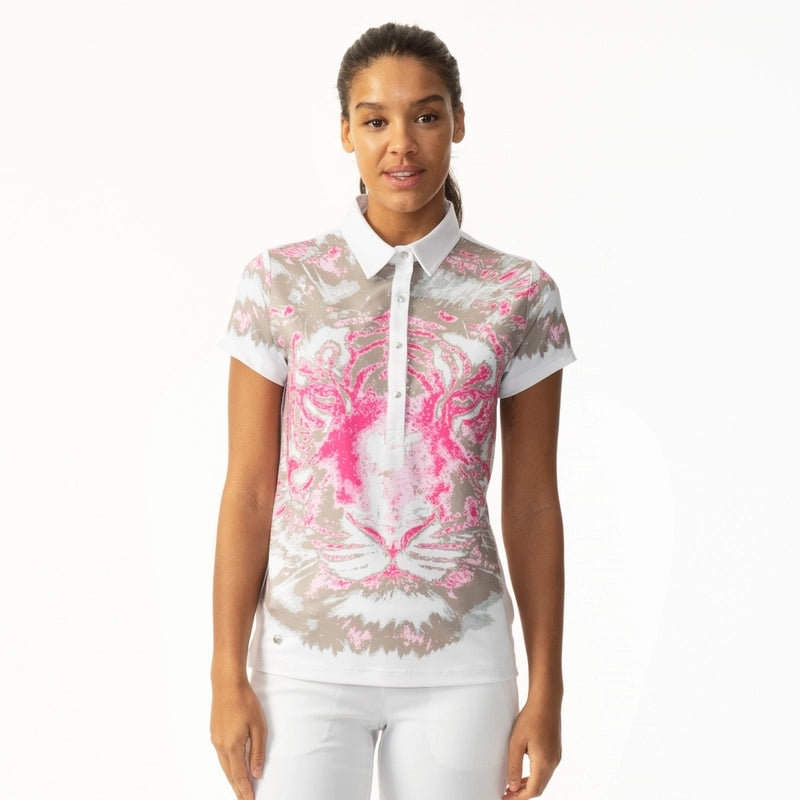 Daily Sport LIZA White Short Sleeve Polo