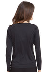 Jamie Sadock Jet Black Sunsense Long Sleeve Shirt - UPF 30