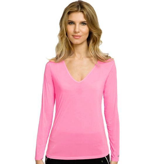 Jamie Sadock Venus  Sunsense V-Neck Top  UPF 30