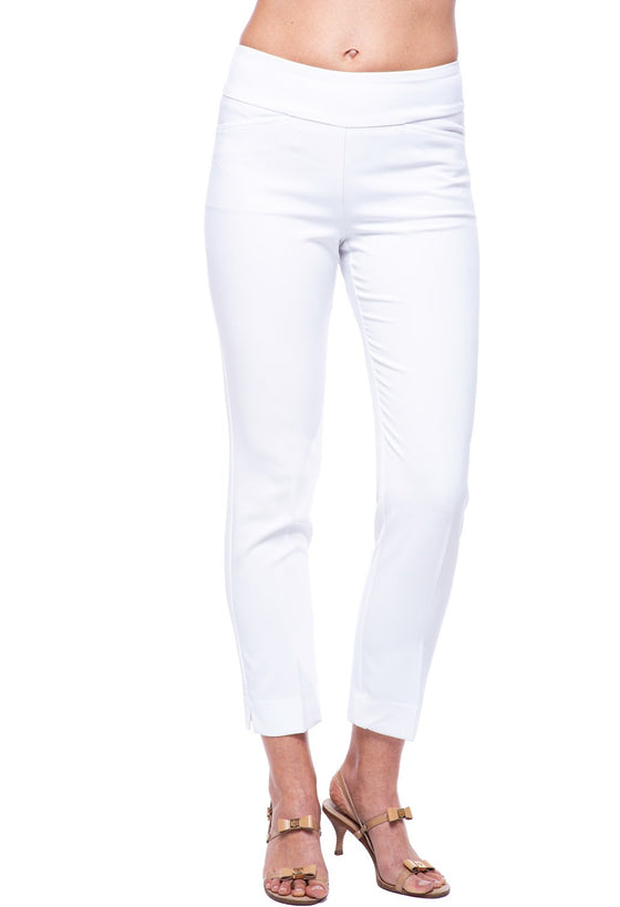 Ibkul Ankle Pant  4 Way Stretch - White