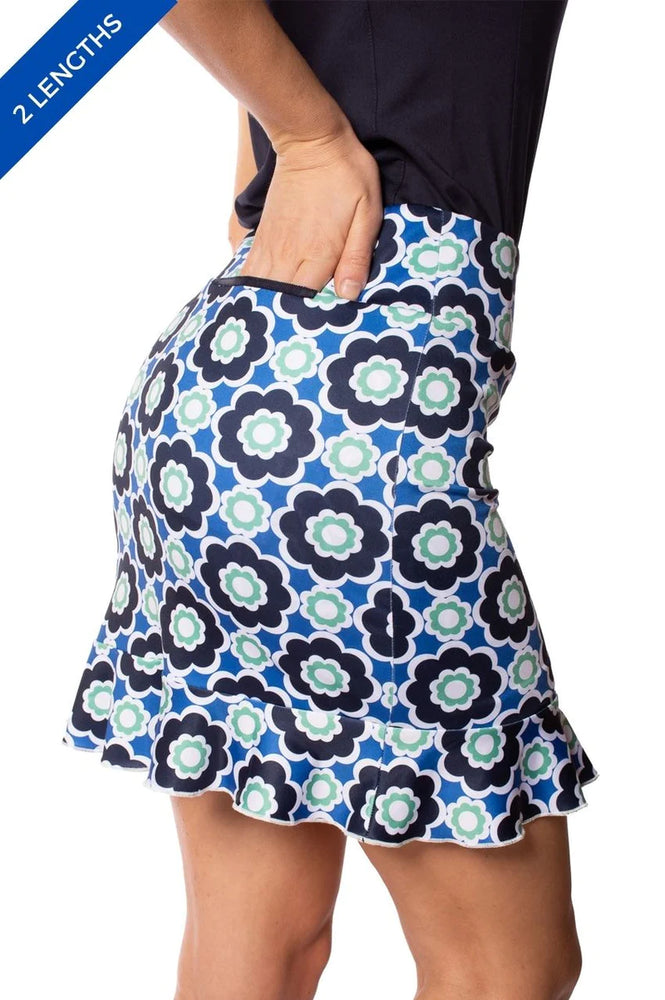 Golftini  Pull On Ruffle  Tech Skort  WANT IT ALL 18"