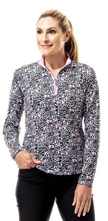 SanSoleil 900463 Solcool Print  Mock - BENGAL PINK