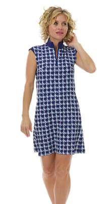  Sansoleil  Sleeveless Dress - KINGSTON NAVY