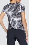 Tail Activewear Tennis KADISHA Shot Sleeve  Top -Palm Beach