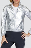 Tail Activewear Tennis MIRAGE Windbreaker Jacket - Silver