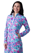 Sansoleil Long Sleeve Lola Floral Mock Dress | SPF 50