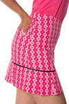Golftini Performance Skort Side Pleat CHARGE IT TO THE ROOM -18"