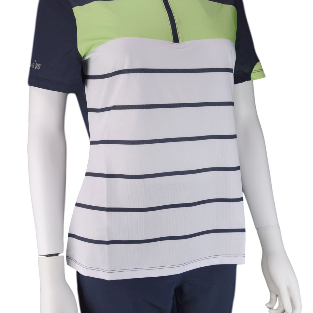 Nivo Emma Short Sleeve Print Polo