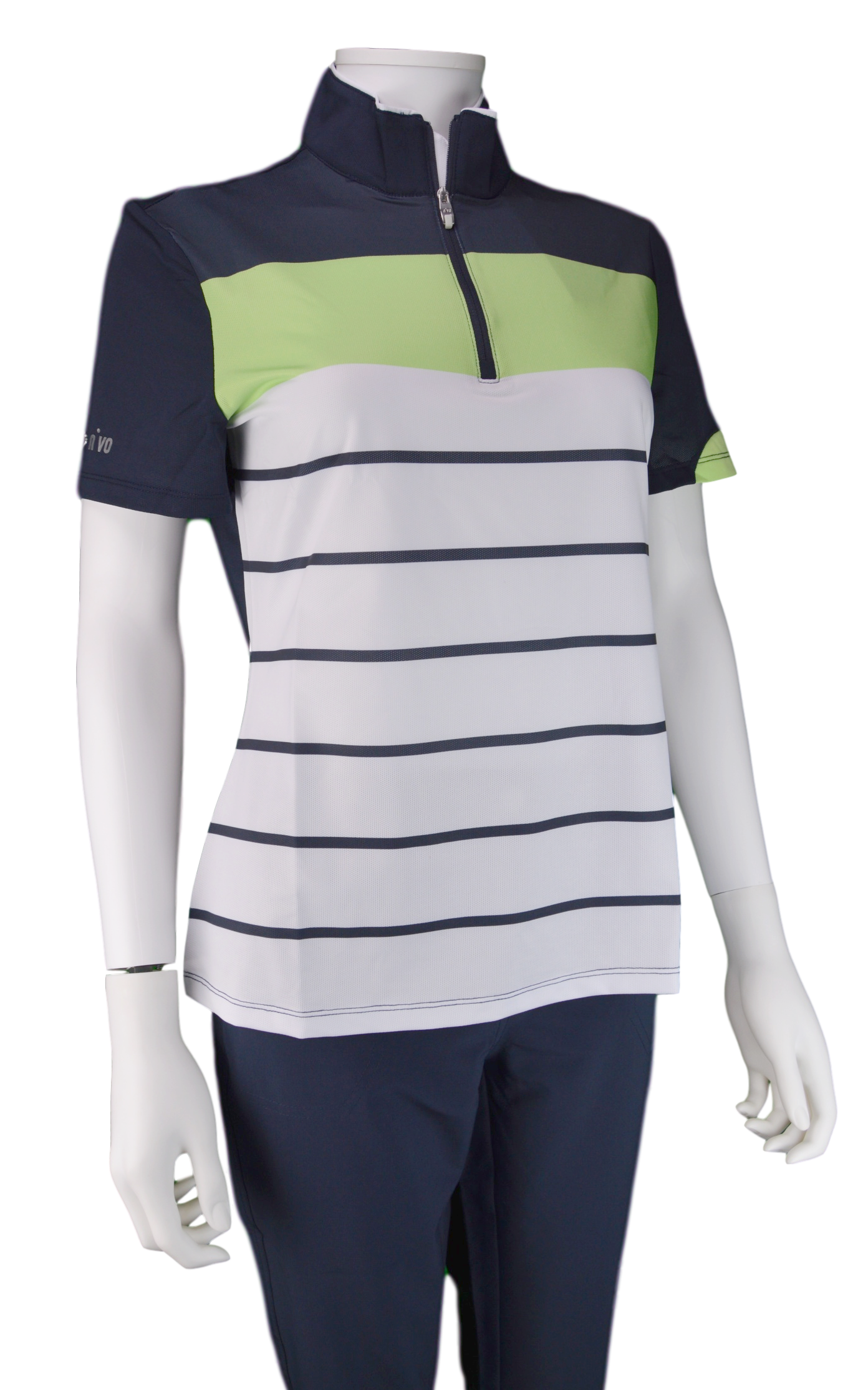 Nivo Emma Short Sleeve Print Polo
