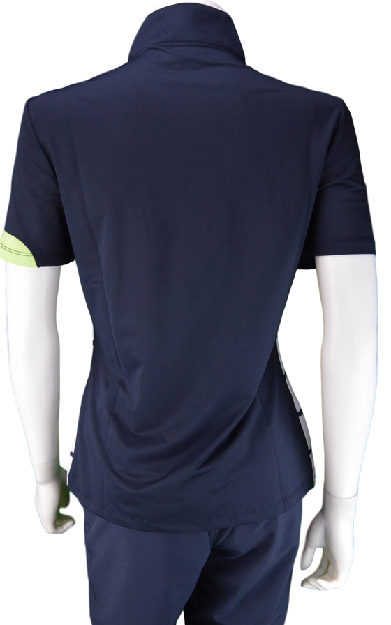 Nivo Emma Short Sleeve Print Polo