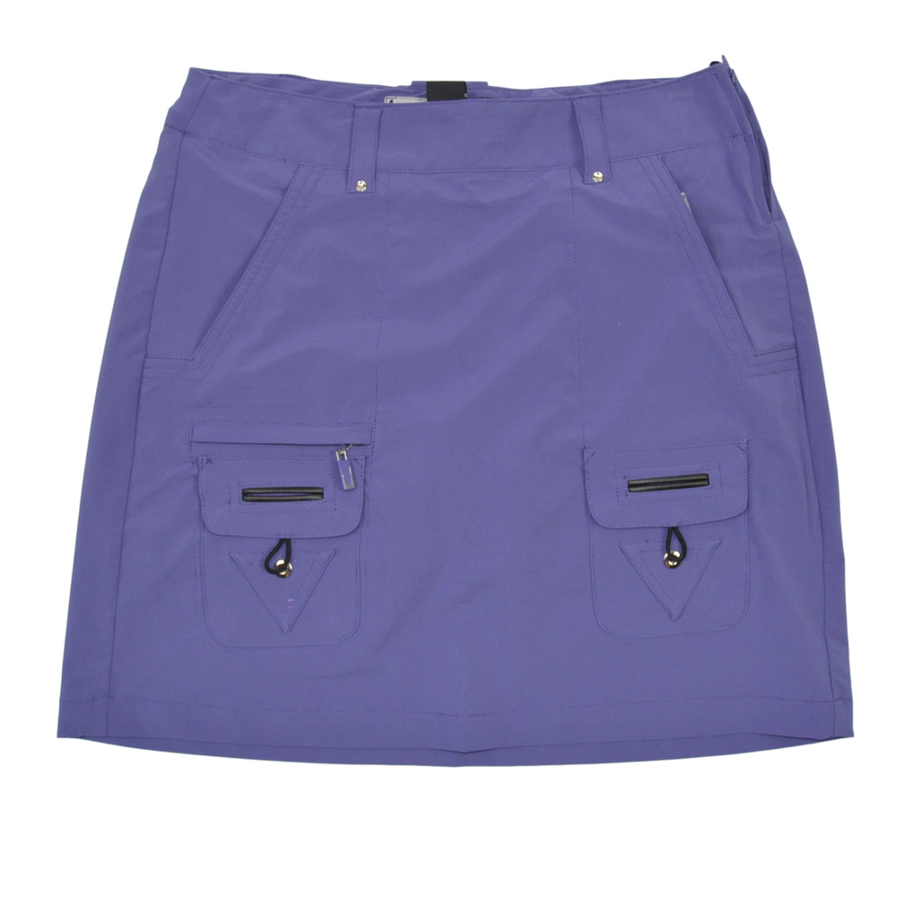 Jamie Sadock - Aubergine with Silver Trims Skort - 18" AIRWEAR #81330