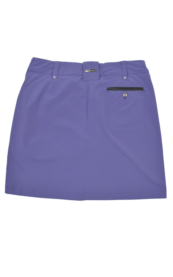 Jamie Sadock - Aubergine with Silver Trims Skort - 18" AIRWEAR #81330