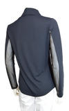 Ibkul Icifil SPF 50 Long Sleeve Sun Shirt Mock Neck-Black