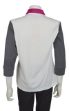 Sport Haley Della Color Block 3/4 Sleeve Mock