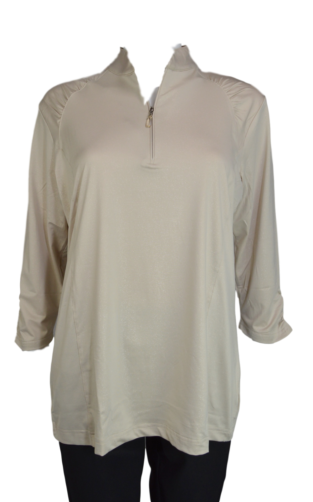 Sport Haley Ashlynn 3/4 Sleeve Champagne Polo