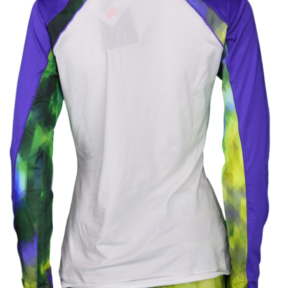 
                      
                        EP Pro Long Sleeve Zip Mock - White Print
                      
                    
