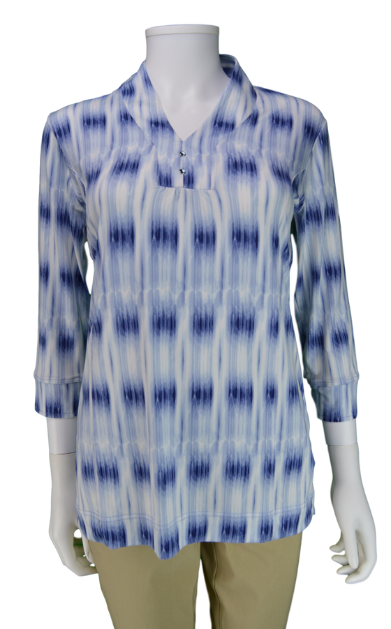 Sport Haley Indigo 3/4 Shirt | UPF 30