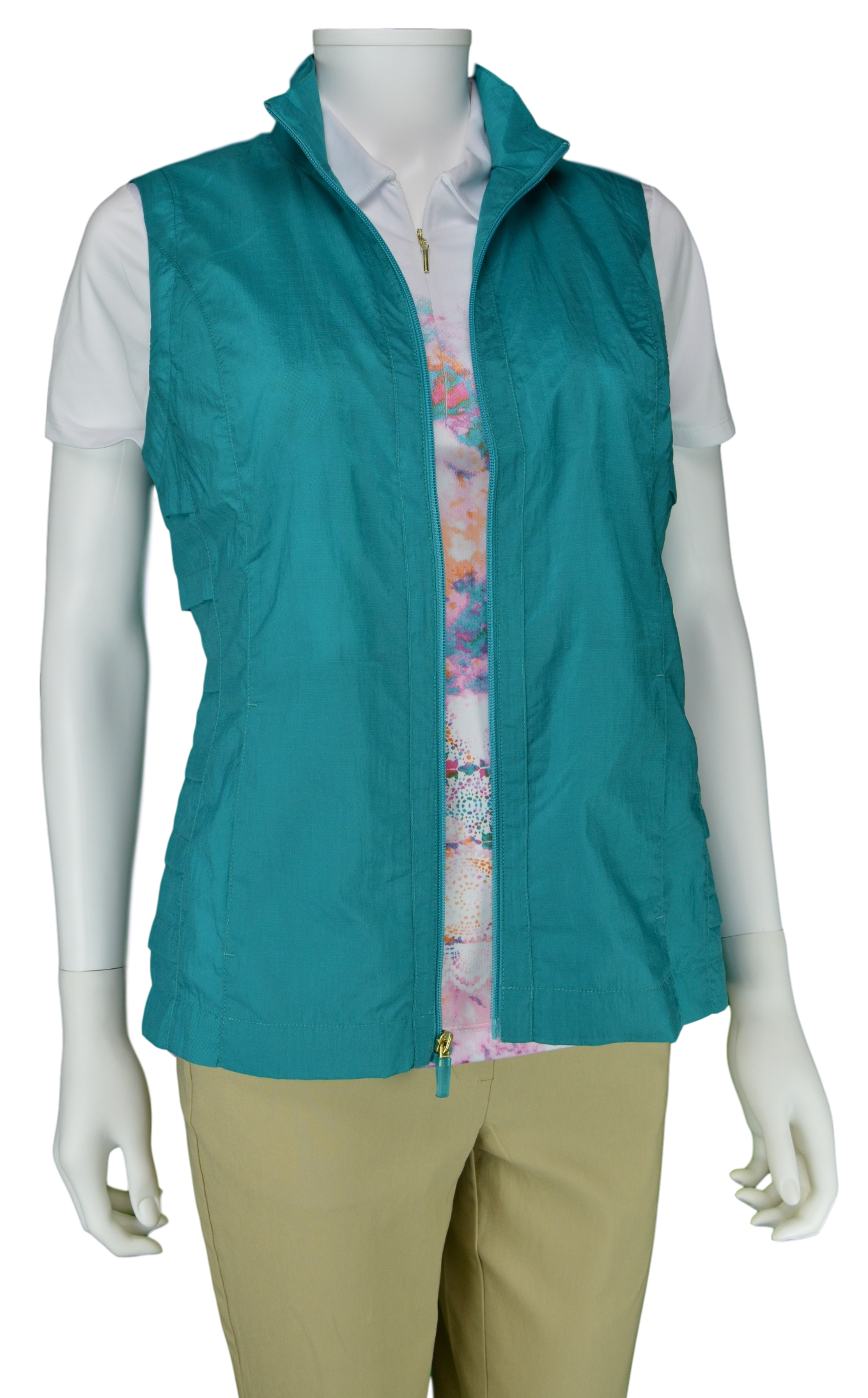 EP Pro Cassis Water Resistant Vest in Aqua Crush