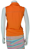 EP Pro Cassis Tour Tech Sleeveless Polo - Orange