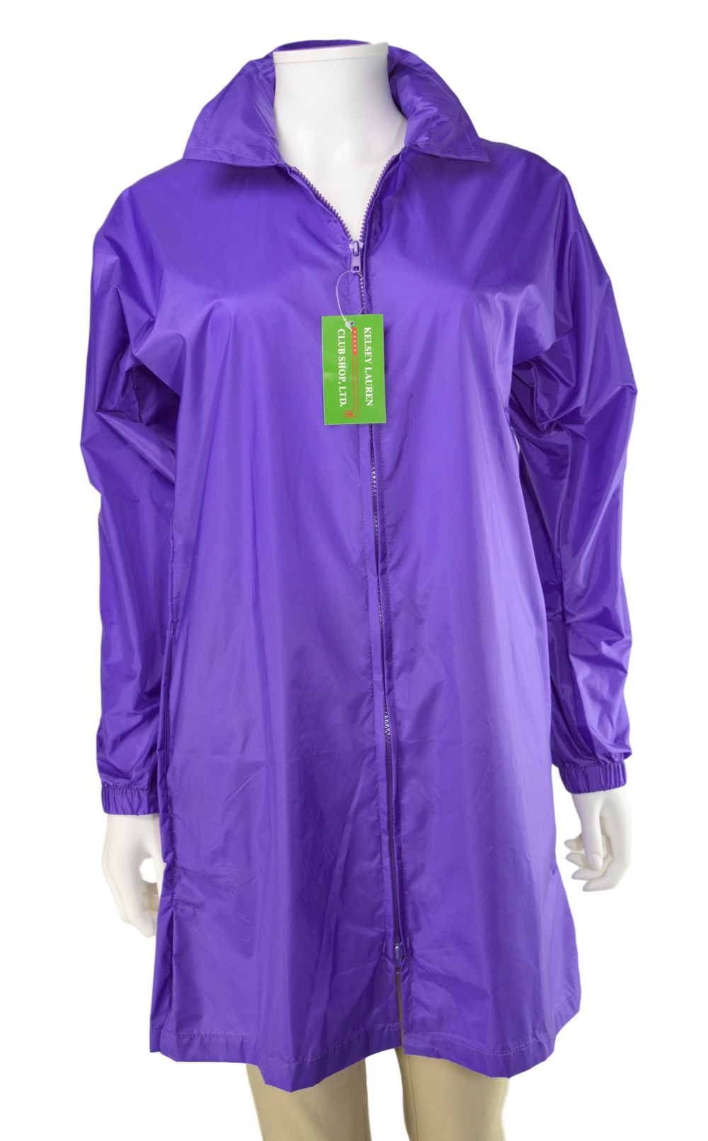 Purple raincoat clearance