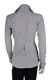 Columbia Stripe Zip Layer UPF 40 Golf Shirt | Grey/White