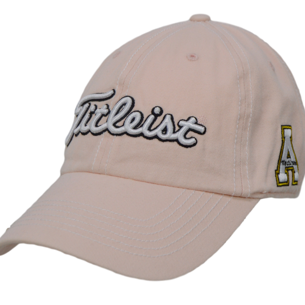 
                      
                        Titleist Golf Hat - Appalachian State 3 logo - Pink/Adjustable
                      
                    