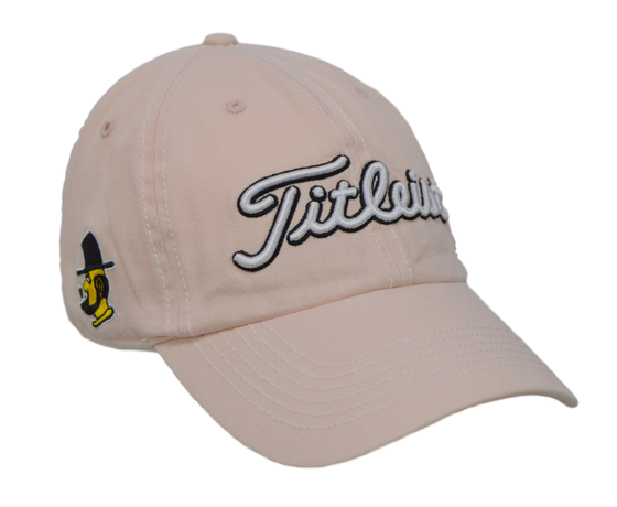 Titleist Golf Hat - Appalachian State 3 logo - Pink/Adjustable