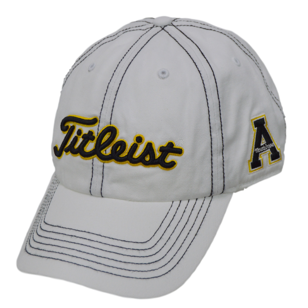 
                      
                        Titleist Golf Hat - Appalachian State 3 logo - White/Adjustable
                      
                    
