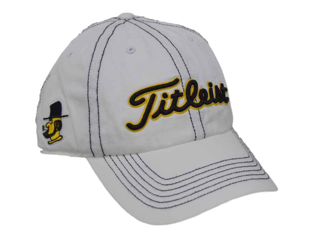 Titleist Golf Hat - Appalachian State 3 logo - White/Adjustable