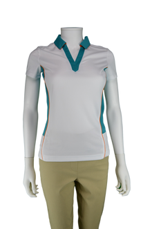  EP Pro Cassis Tour Tech Crossover Polo w/ Contrast Blocking