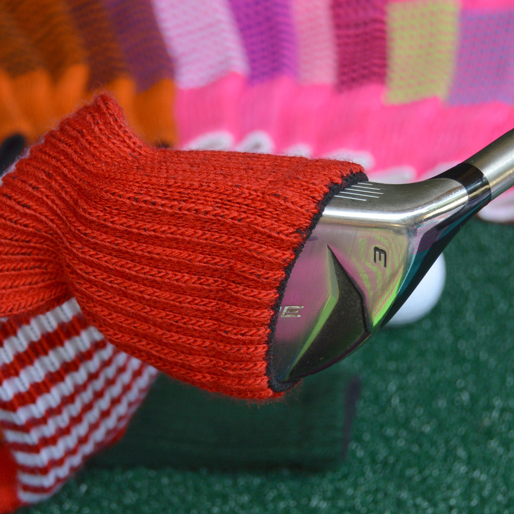 
                      
                        White and Red Club Sock Golf Headcover
                      
                    