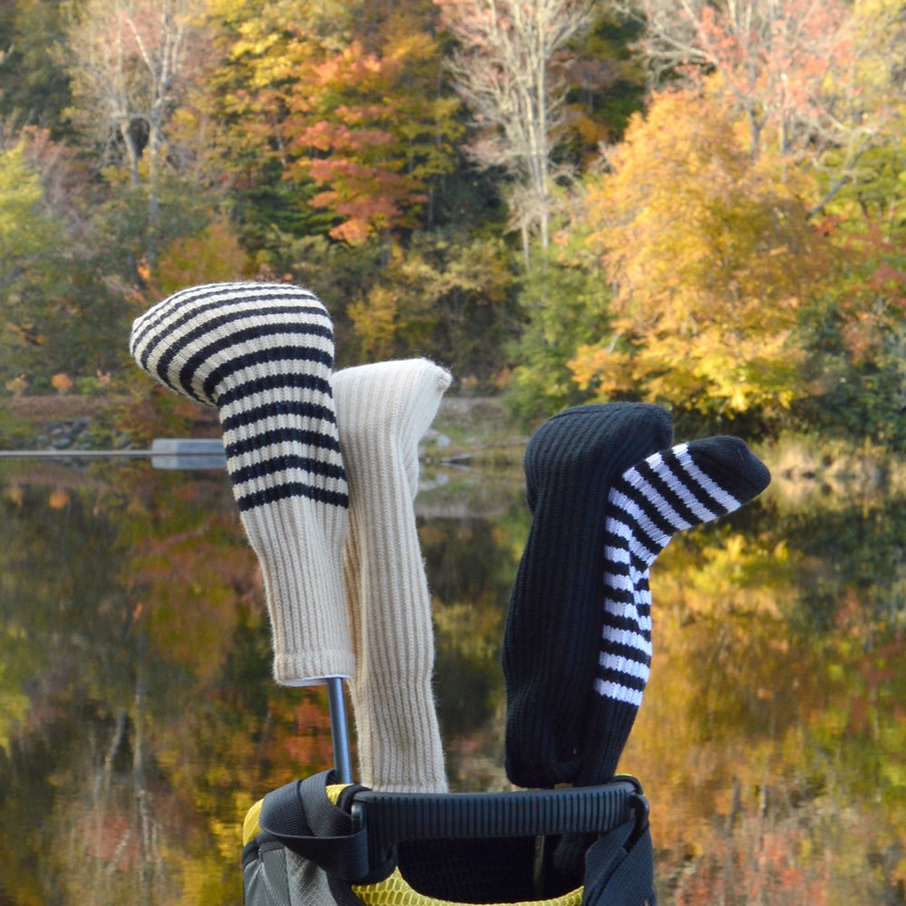 
                      
                        Black and Maroon Club Sock Golf Headcover
                      
                    