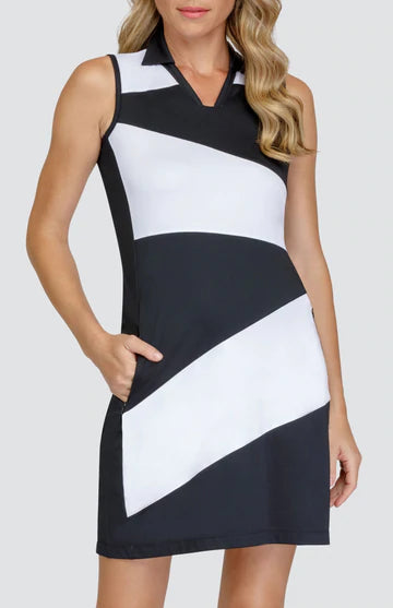 Tail Activewear  Sleeveless Dress- SINCLAIR with Johnny Collar