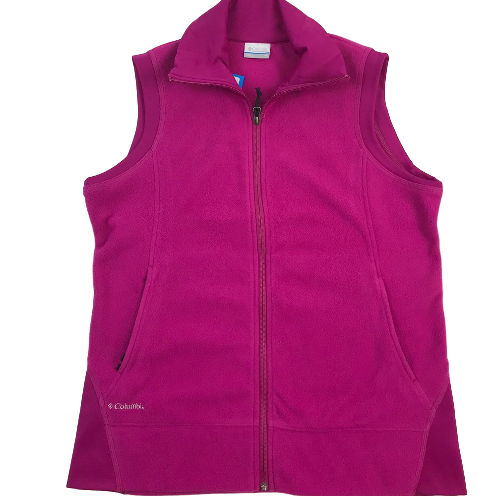 Columbia Give and Go Vest in Black/Magenta