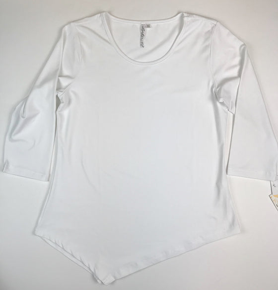 Lulu B Long Sleeve Top White | SPF 50