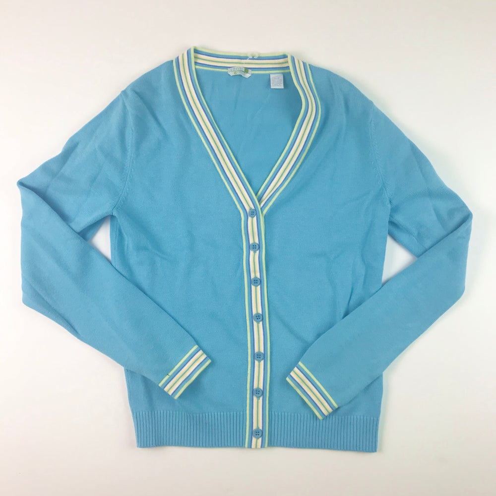 Izod  Cardigan  Robin Blue