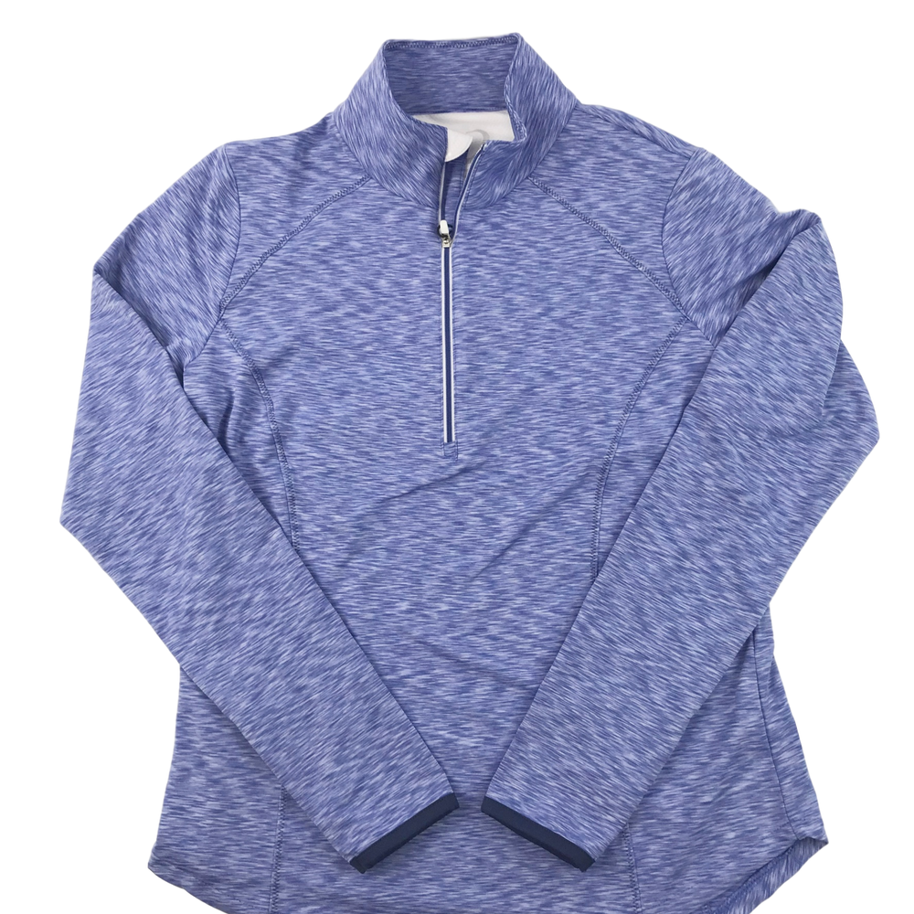 Zero Restriction Shae Zip Mock - Cascade Print